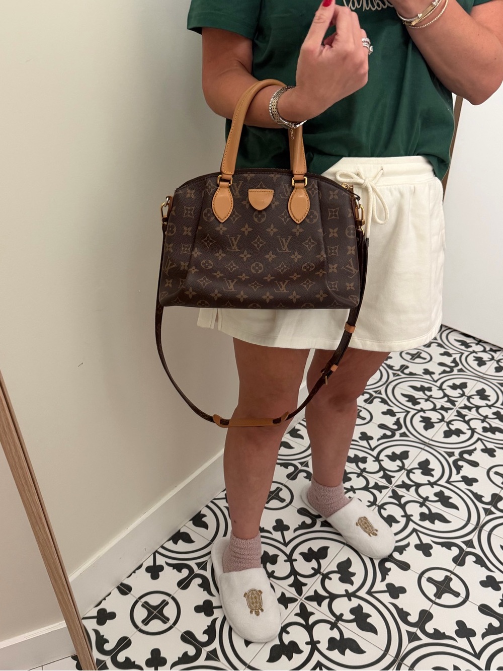 Louis Vuitton Rivoli Monogram Coated Canvas Brown and Tan - Picture 4 of 16